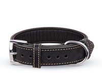 Soft Geniune Leather Handmade Brown Dog Collar